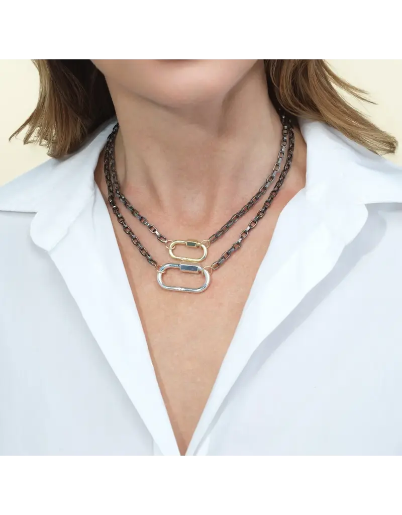 Marla Aaron Blackended Biker Chain