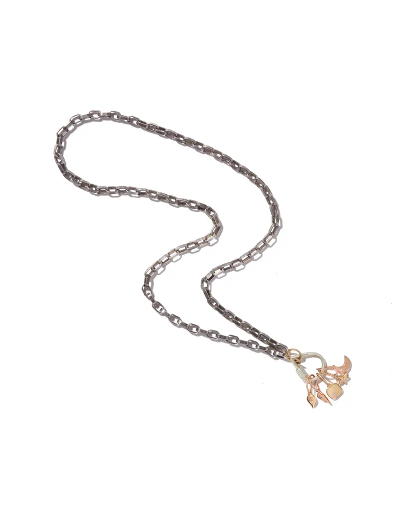 Marla Aaron Blackended Biker Chain