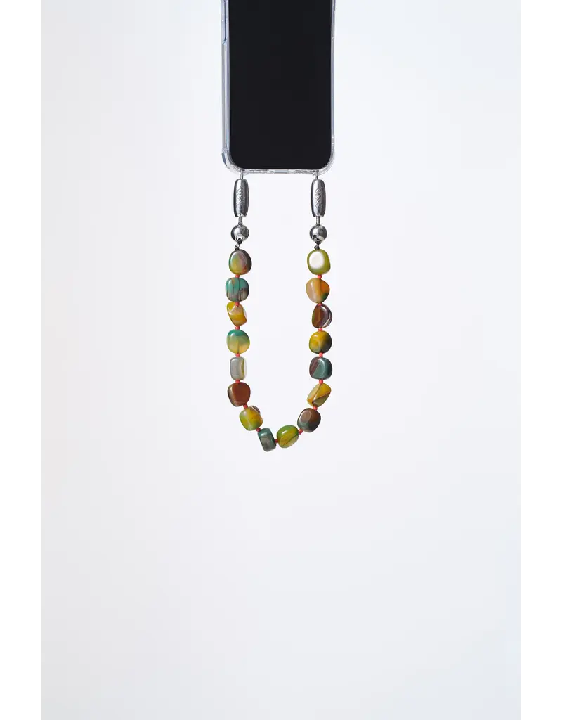 OSSA NY Large Cut Gemstone Wristlet