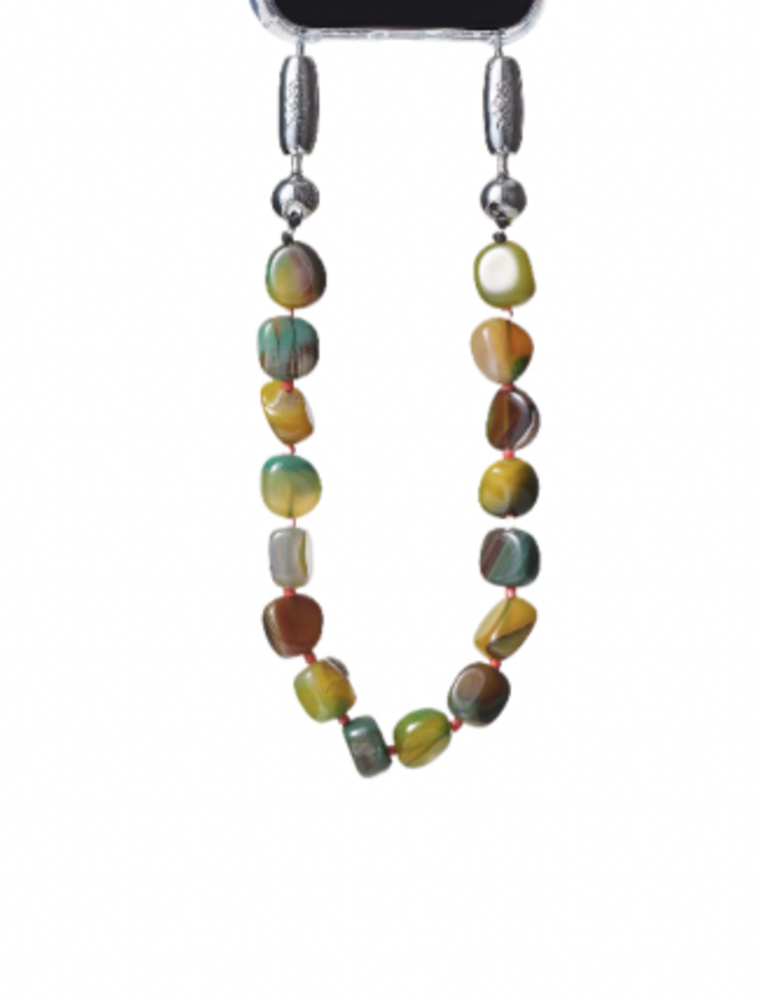 OSSA NY Large Cut Gemstone Wristlet