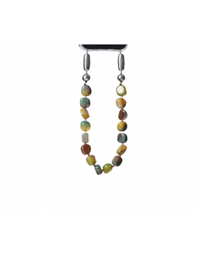 OSSA NY Large Cut Gemstone Wristlet