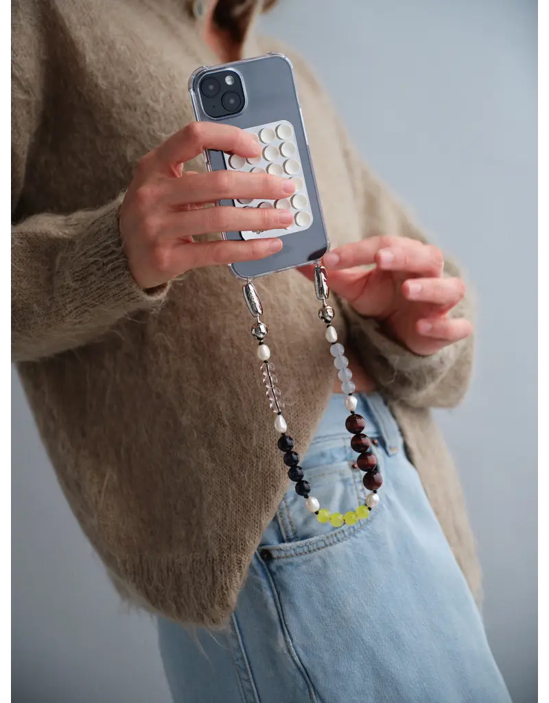 OSSA NY Stone and Pearl Wristlet