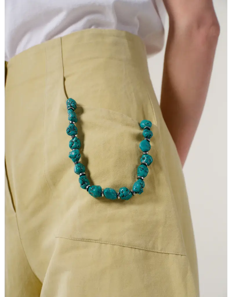 OSSA NY Linked Gemstone Wristlet