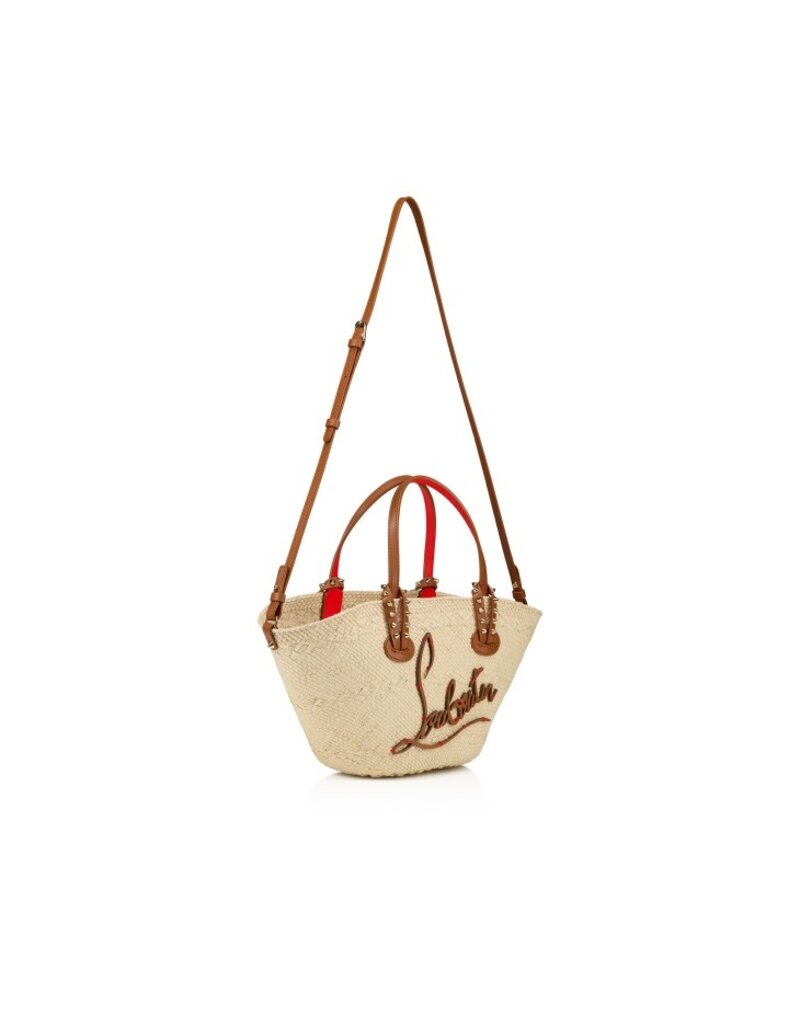 Christian Louboutin Cabata Raffia Mini Tote Bag
