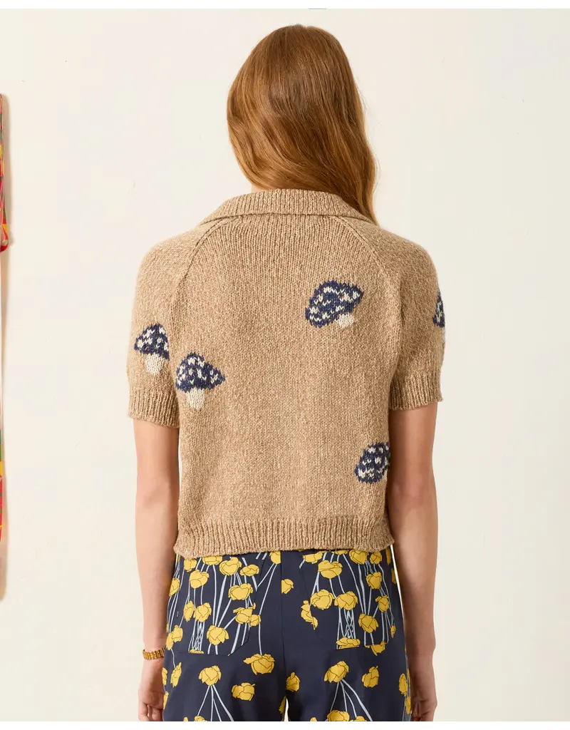 Alix of Bohemia Lessi Mushroom Knit Top