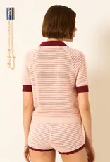 Alix of Bohemia Lessi Blush Crochet Top