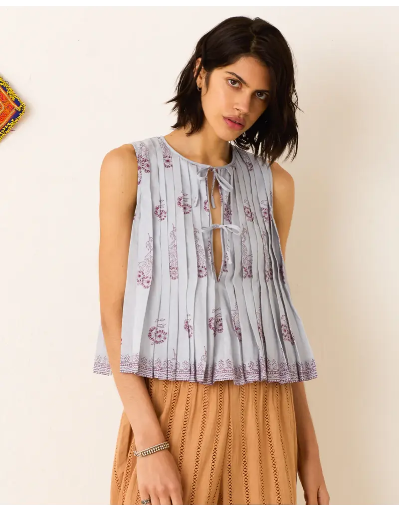 Alix of Bohemia Rhoe Pansy Sky Top