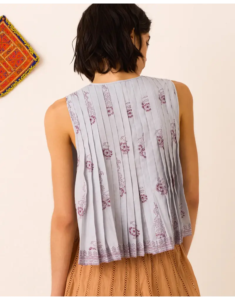 Alix of Bohemia Rhoe Pansy Sky Top