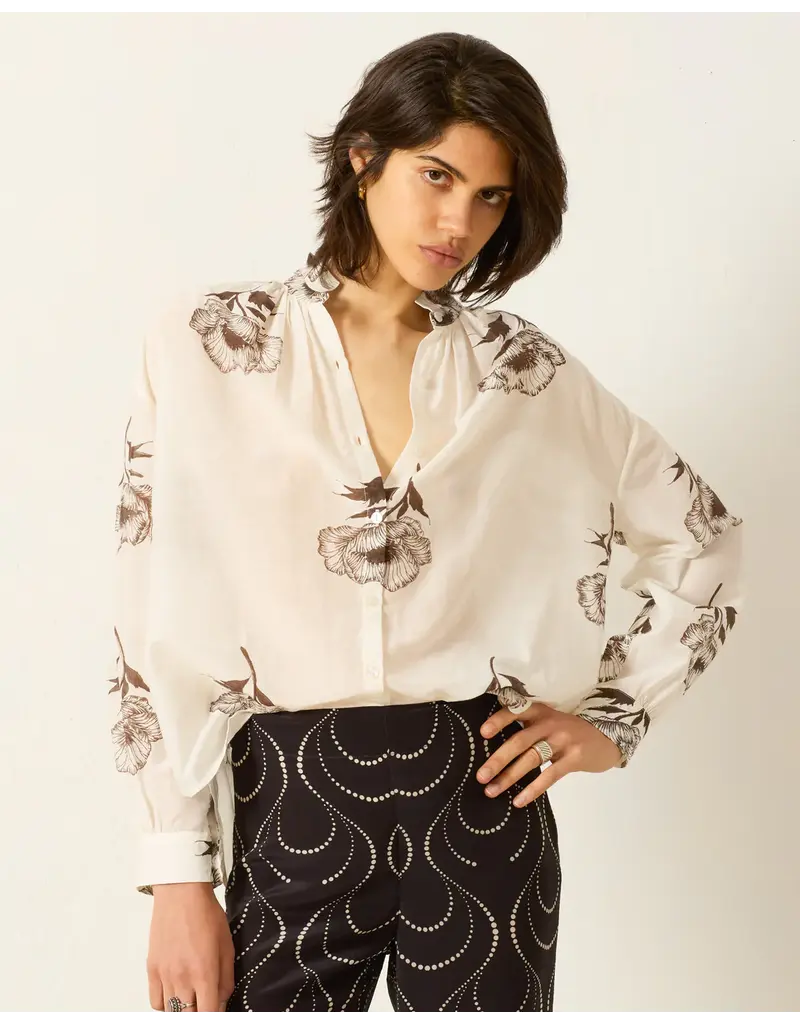 Alix of Bohemia Kiki Obsidian Poppy Shirt