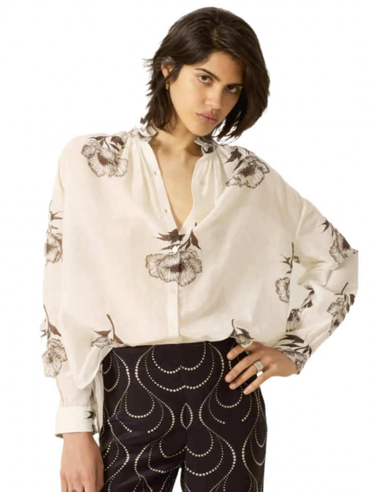 Alix of Bohemia Kiki Obsidian Poppy Shirt