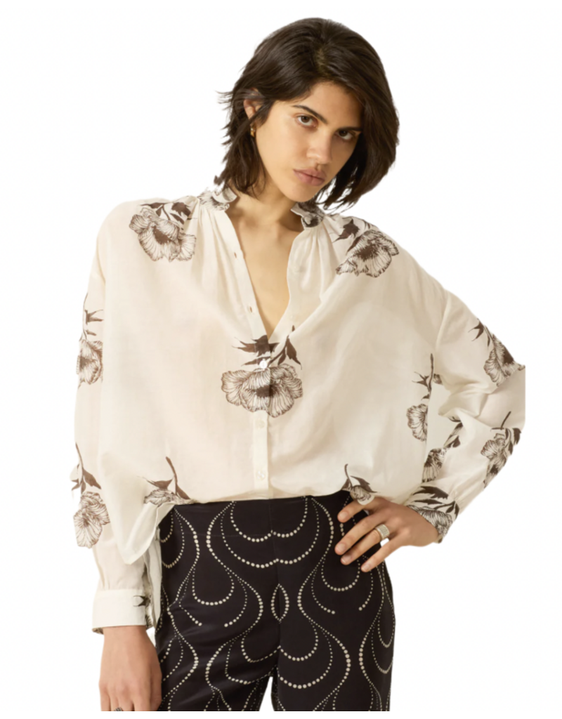 Alix of Bohemia Kiki Obsidian Poppy Shirt