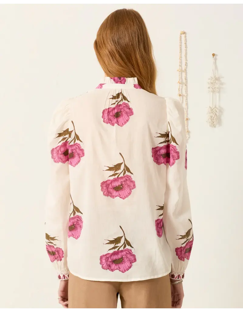 Alix of Bohemia Annabel Fuchsia Poppy Shirt