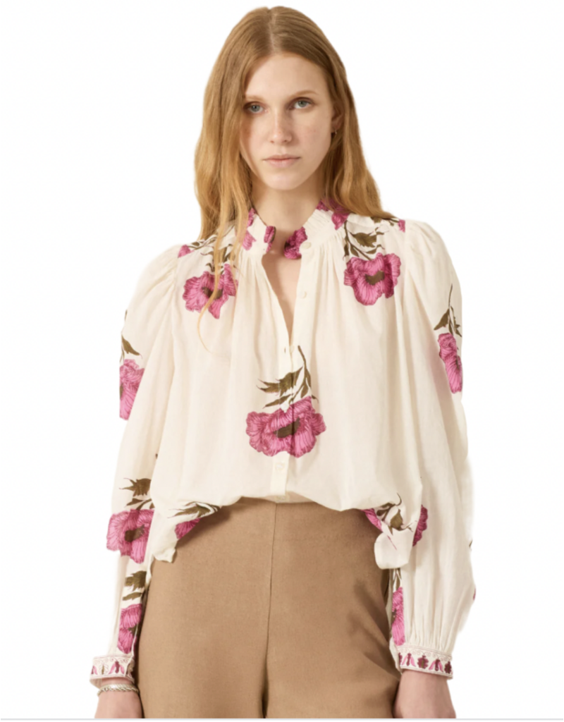 Alix of Bohemia Annabel Fuchsia Poppy Shirt