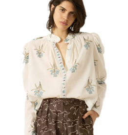 Alix of Bohemia Artemis Sky Mist Flower Shirt