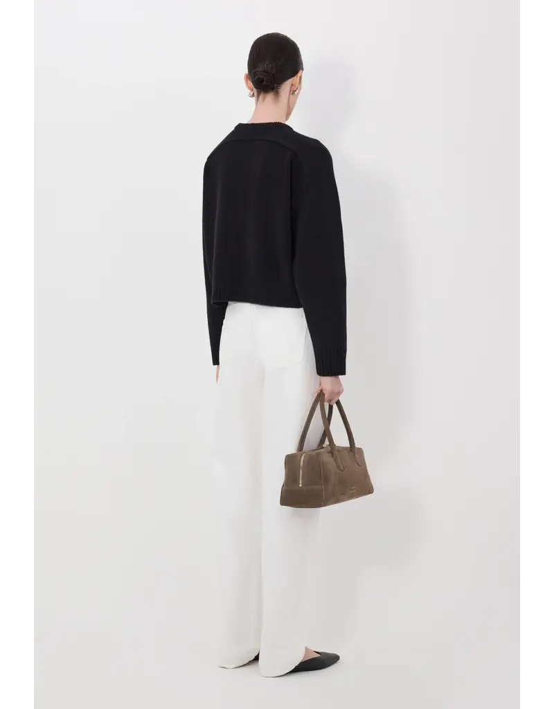 LOULOU DE SAISON BRUZZI LDS 01 CROPPED SWEATER