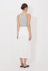 LOULOU DE SAISON RONA DENIM MIDI SKIRT