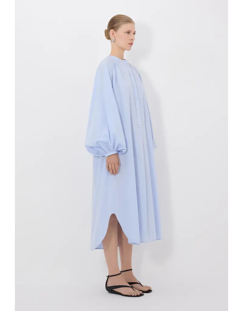 LOULOU DE SAISON VITTI LOOSE-FIT BLOUSE DRESS