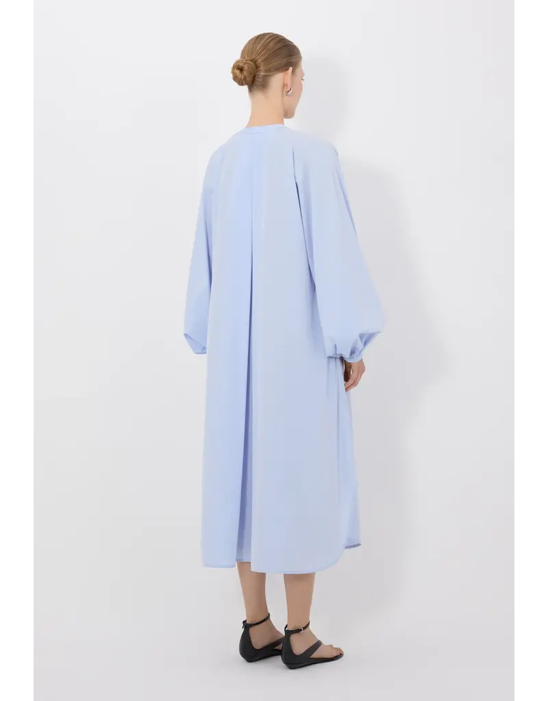 LOULOU DE SAISON VITTI LOOSE-FIT BLOUSE DRESS