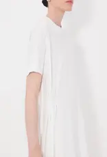 LOULOU DE SAISON IGARI ASYMMETRIC PLEATED DRESS