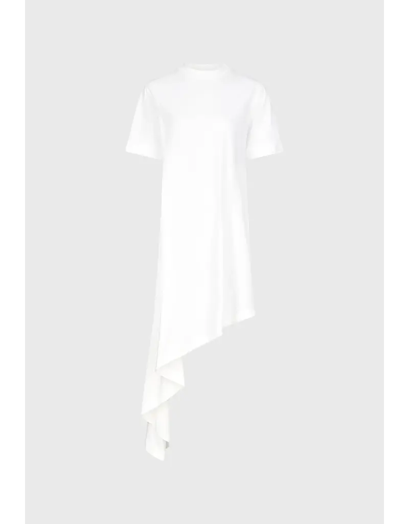 LOULOU DE SAISON IGARI ASYMMETRIC PLEATED DRESS