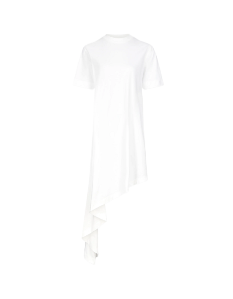 LOULOU DE SAISON IGARI ASYMMETRIC PLEATED DRESS