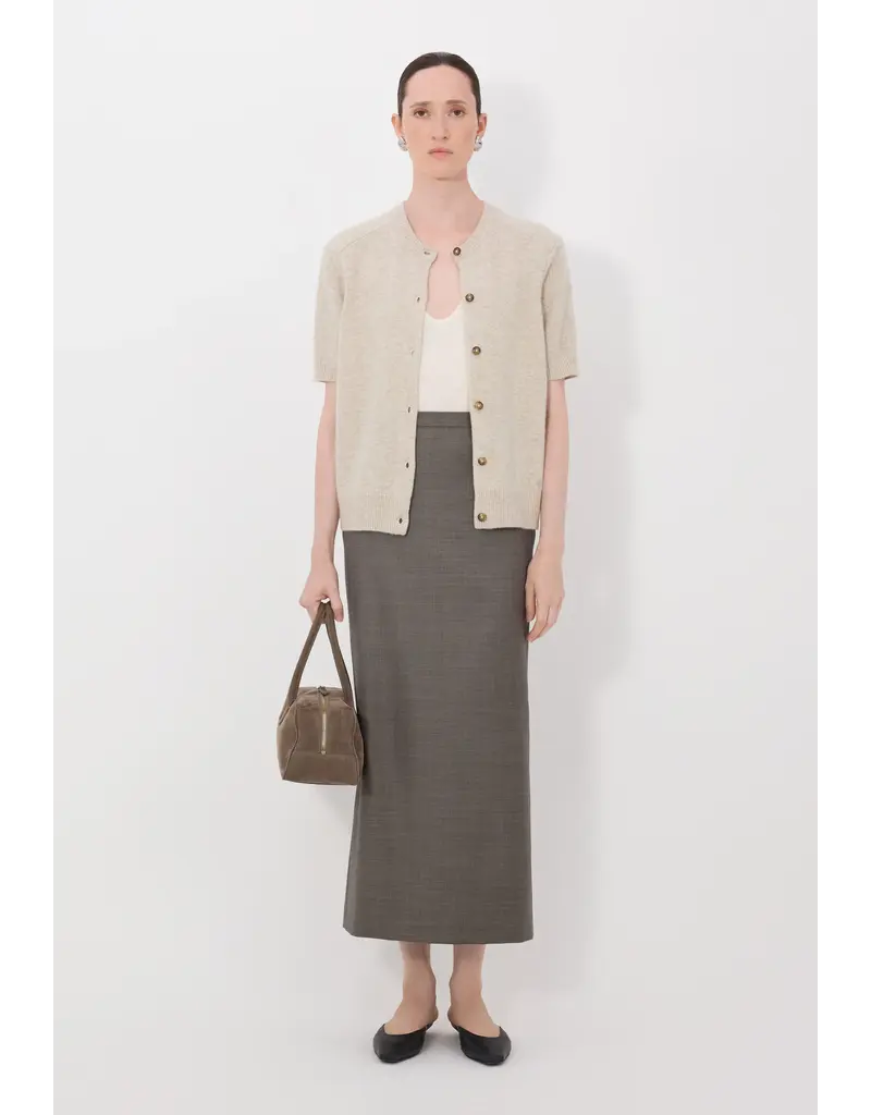 LOULOU DE SAISON JODI 01 SHORT-SLEEVE CARDIGAN