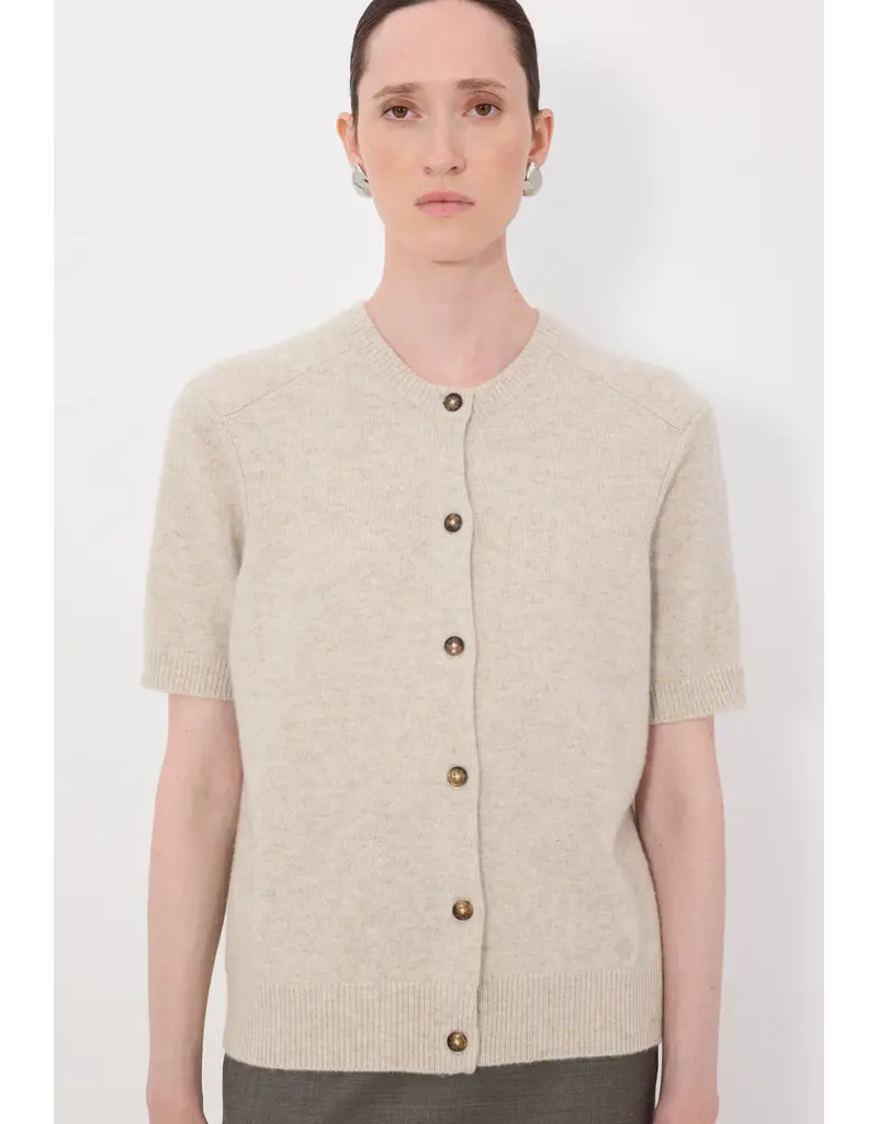 LOULOU DE SAISON JODI 01 SHORT-SLEEVE CARDIGAN