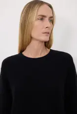 LOULOU DE SAISON RAVEN SHORT SLEEVE SWEATER