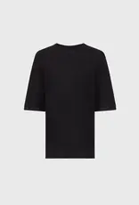 LOULOU DE SAISON RAVEN SHORT SLEEVE SWEATER