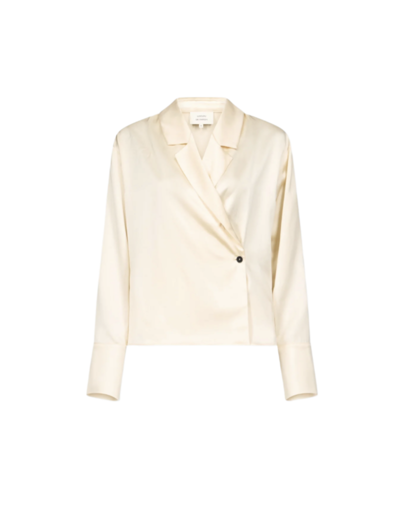 LOULOU DE SAISON PERSIA ASYMMETRIC BLOUSE