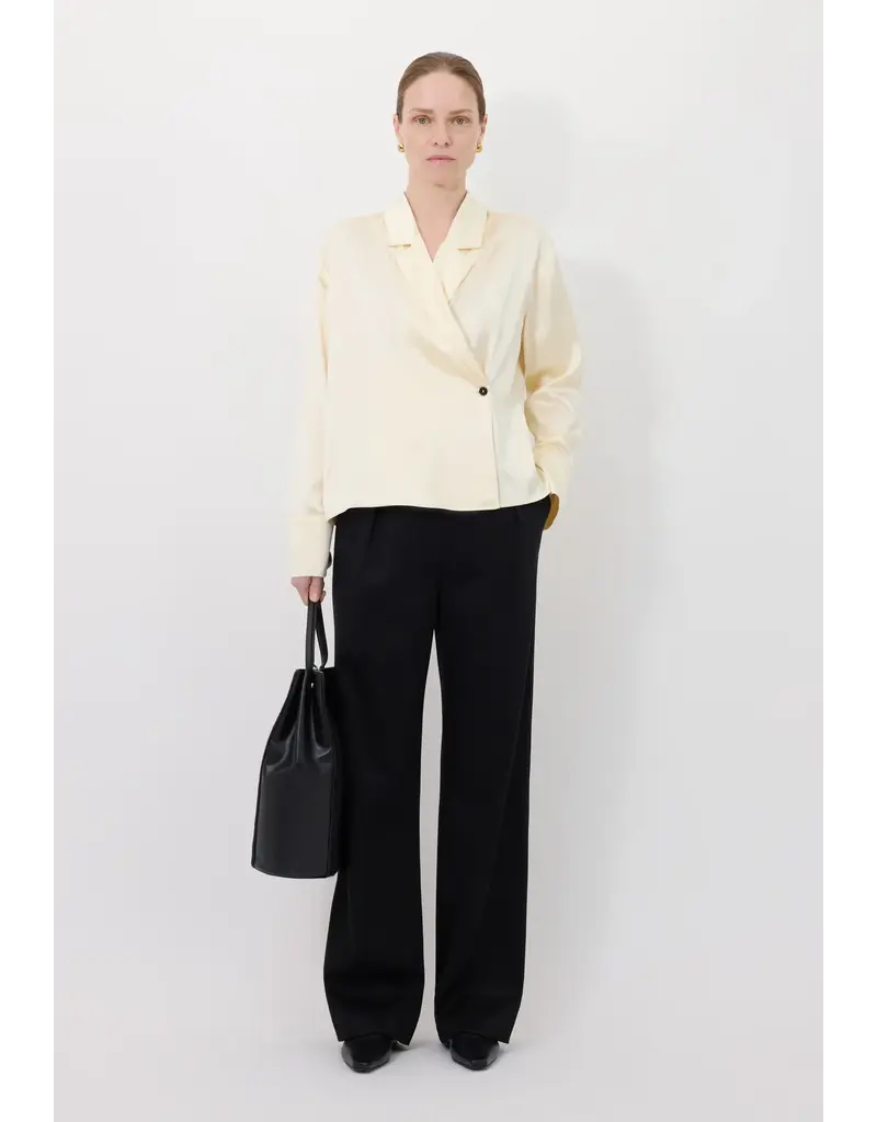 LOULOU DE SAISON PERSIA ASYMMETRIC BLOUSE