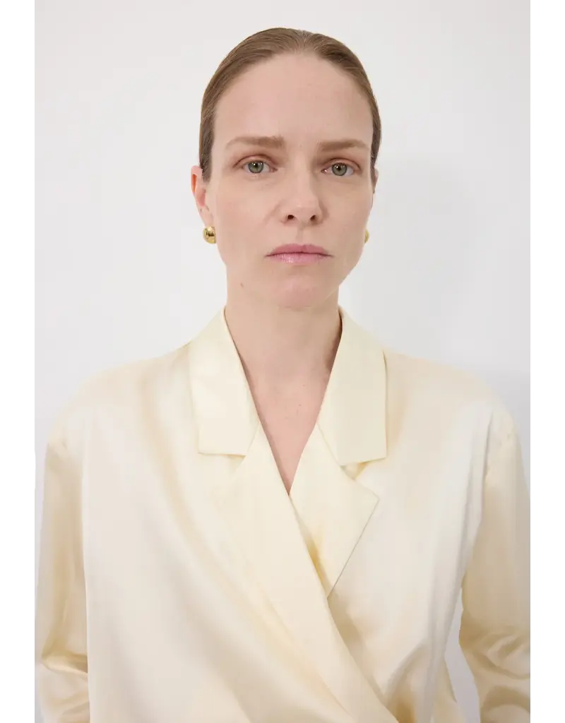 LOULOU DE SAISON PERSIA ASYMMETRIC BLOUSE