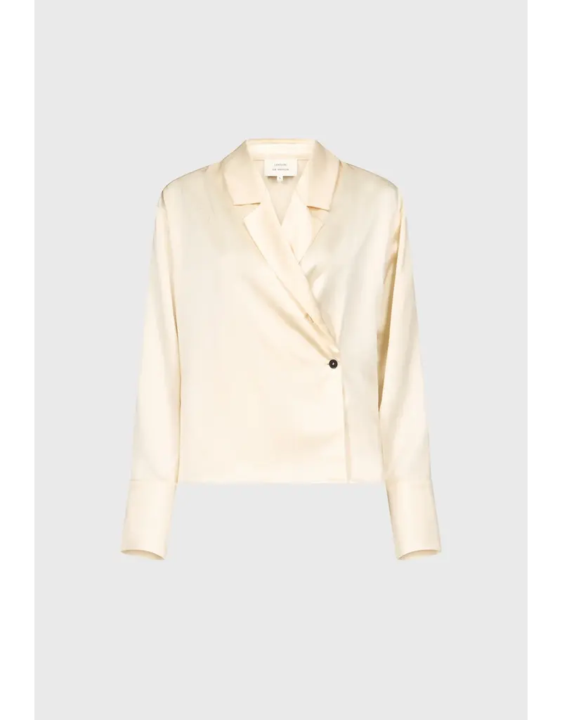 LOULOU DE SAISON PERSIA ASYMMETRIC BLOUSE