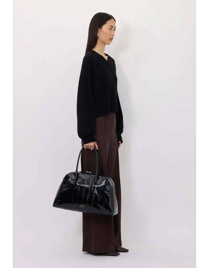 LOULOU DE SAISON Anzor V Neck Boxy Sweater