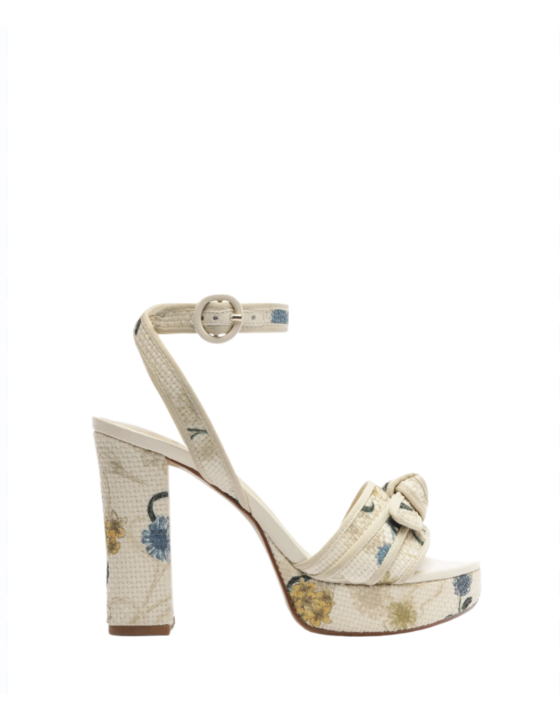 ALEXANDRE BIRMAN Grosgrain Raffia Platform 120