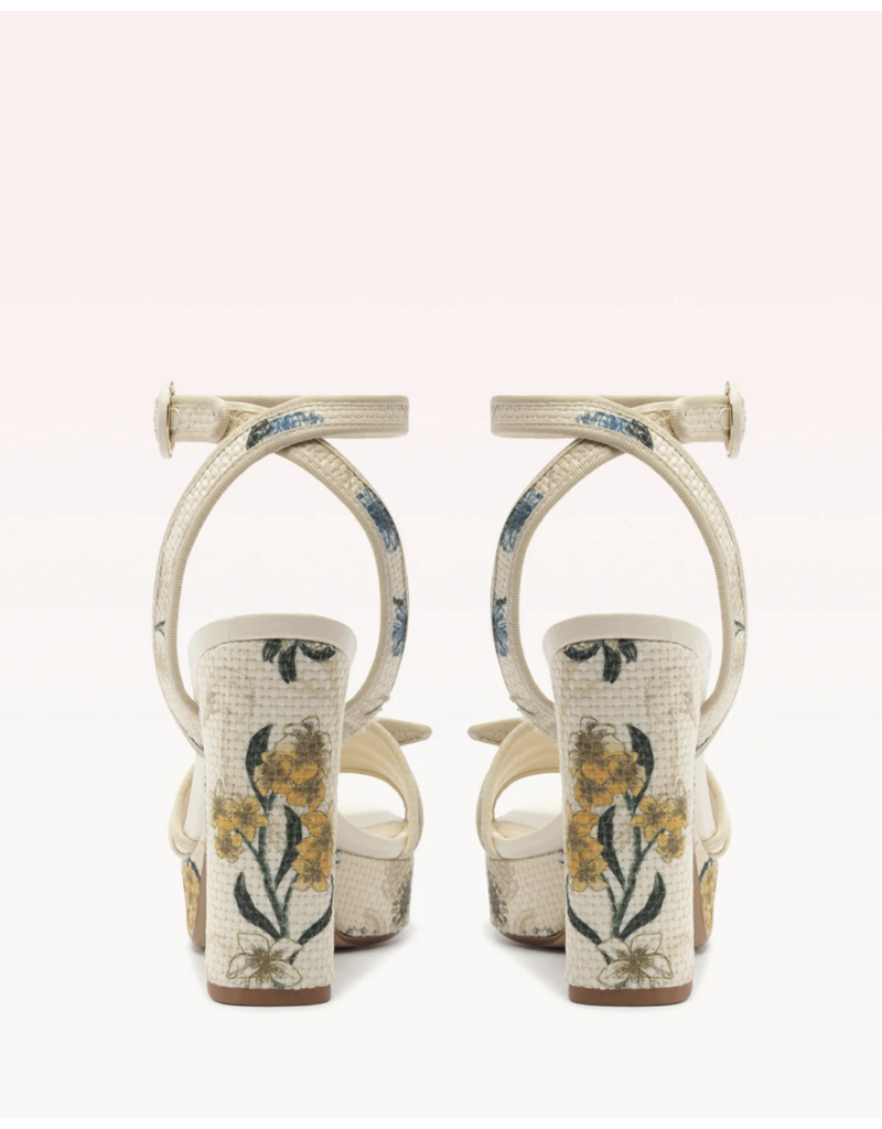 ALEXANDRE BIRMAN Grosgrain Raffia Platform 120