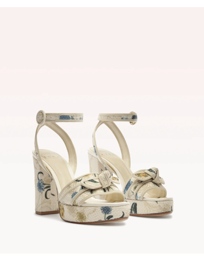 ALEXANDRE BIRMAN Grosgrain Raffia Platform 120