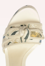 ALEXANDRE BIRMAN Grosgrain Raffia Platform 120