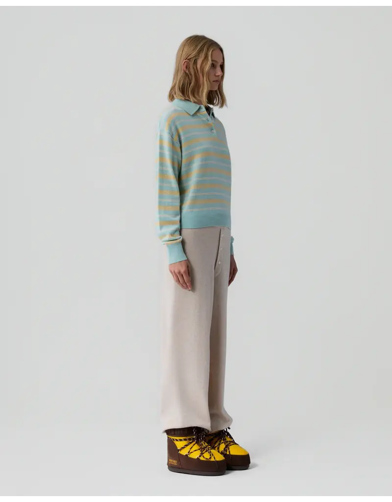 GUEST IN RESIDENCE COLLEGIATE STRIPE POLO