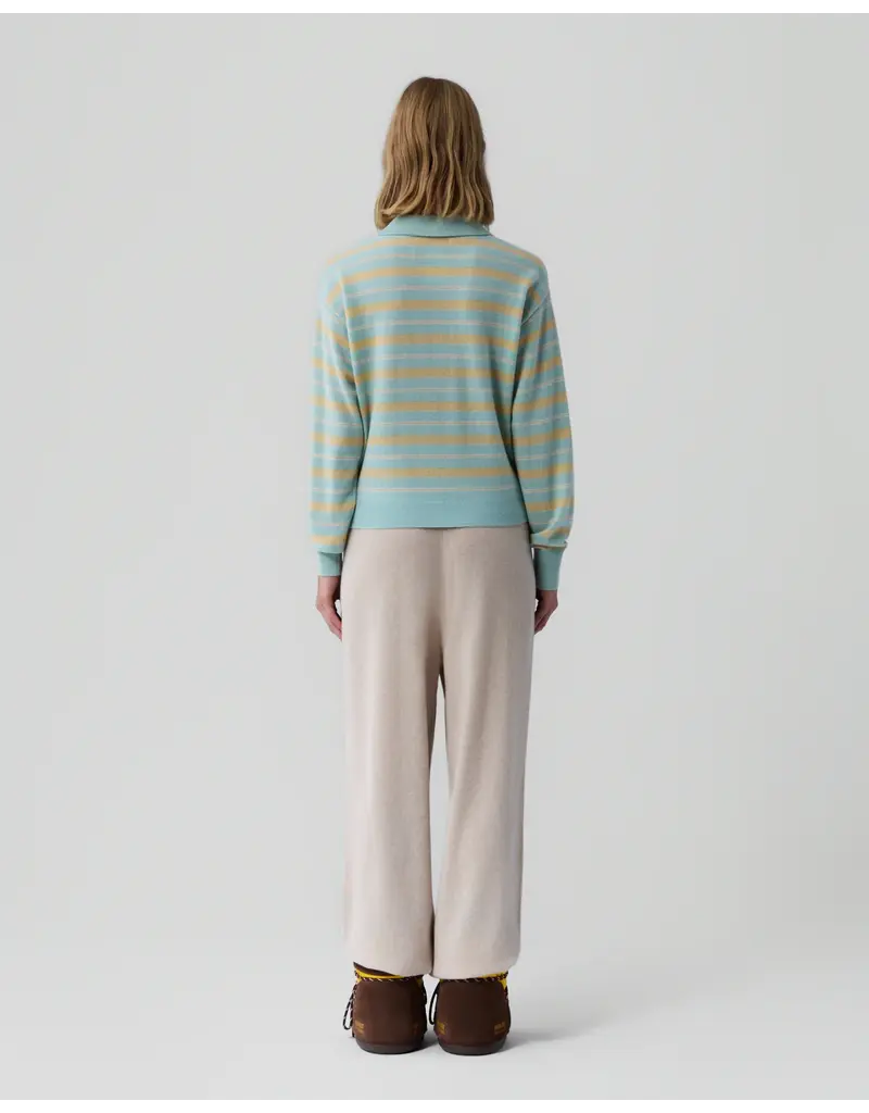 GUEST IN RESIDENCE COLLEGIATE STRIPE POLO