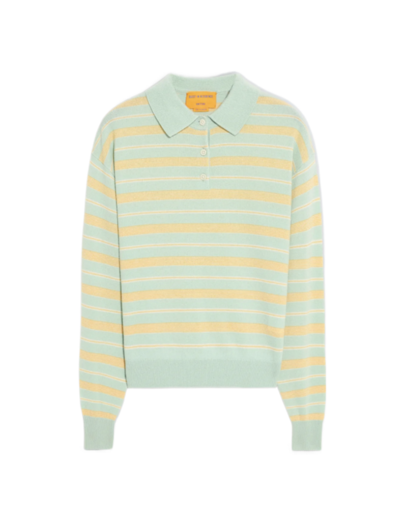 GUEST IN RESIDENCE COLLEGIATE STRIPE POLO