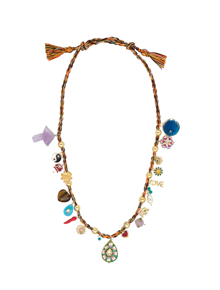 MONOKI GRIGRI JOY MUSHROOM NECKLACE