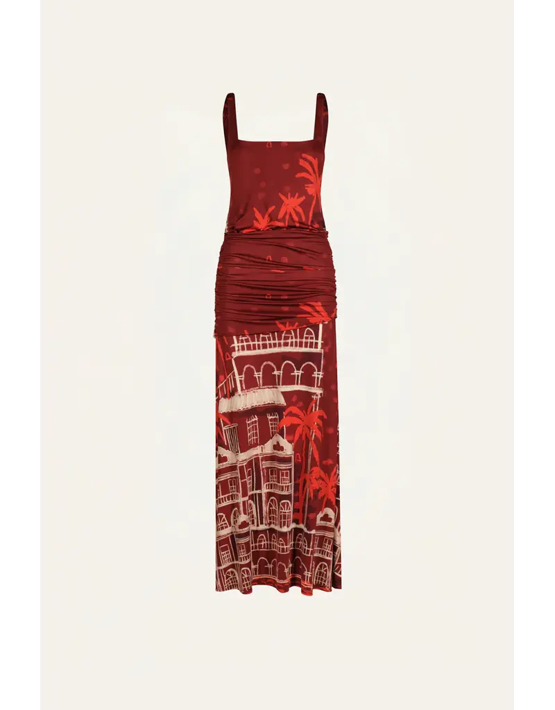 JOHANNA ORTIZ PLANT OF JOY ANKLE DRESS