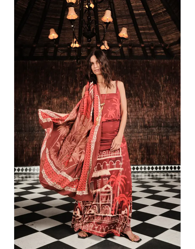 JOHANNA ORTIZ PLANT OF JOY ANKLE DRESS