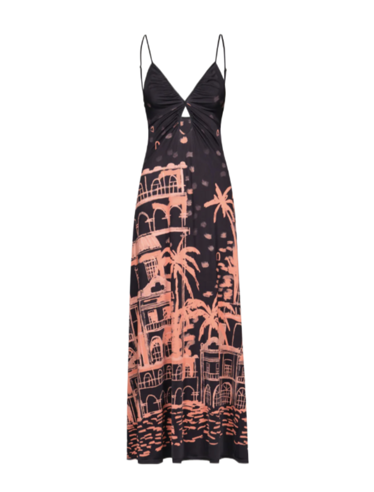 JOHANNA ORTIZ NUESTRA TIERRA ANKLE DRESS