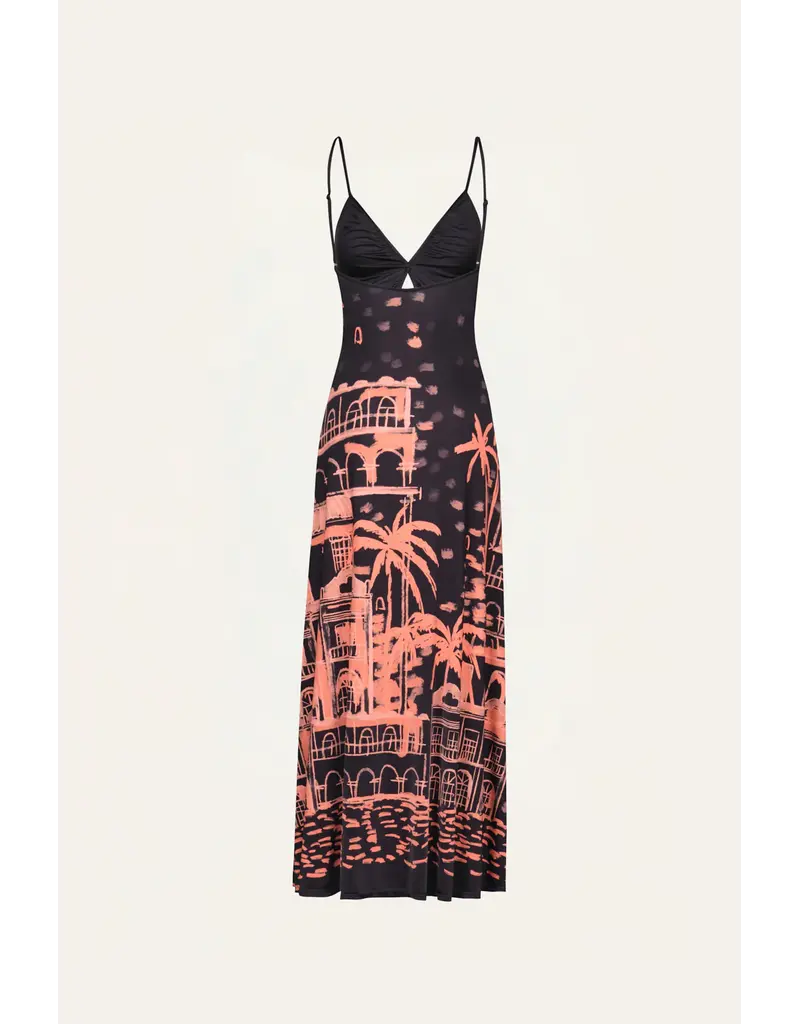 JOHANNA ORTIZ NUESTRA TIERRA ANKLE DRESS