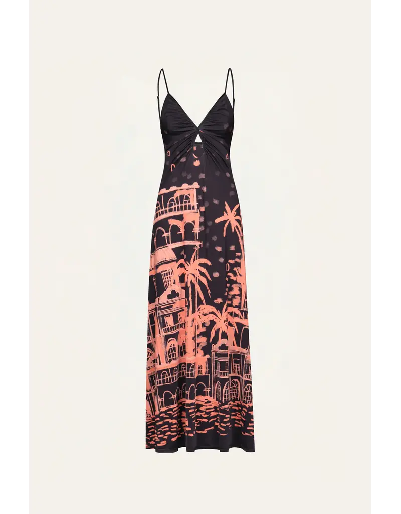 JOHANNA ORTIZ NUESTRA TIERRA ANKLE DRESS