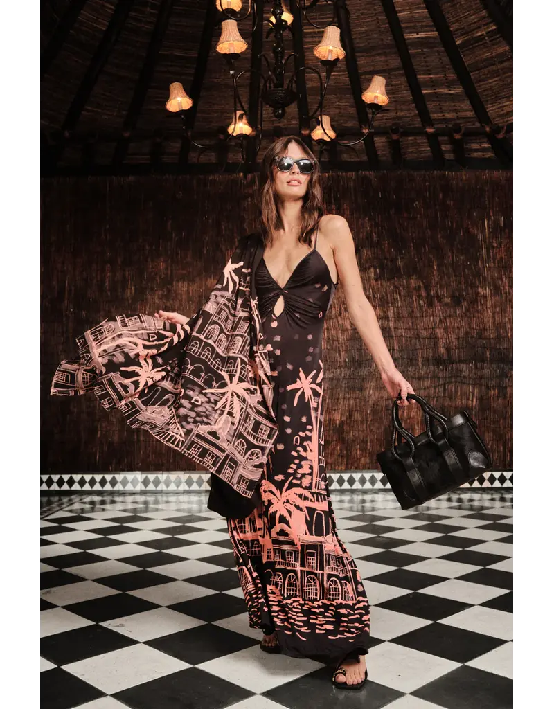 JOHANNA ORTIZ NUESTRA TIERRA ANKLE DRESS