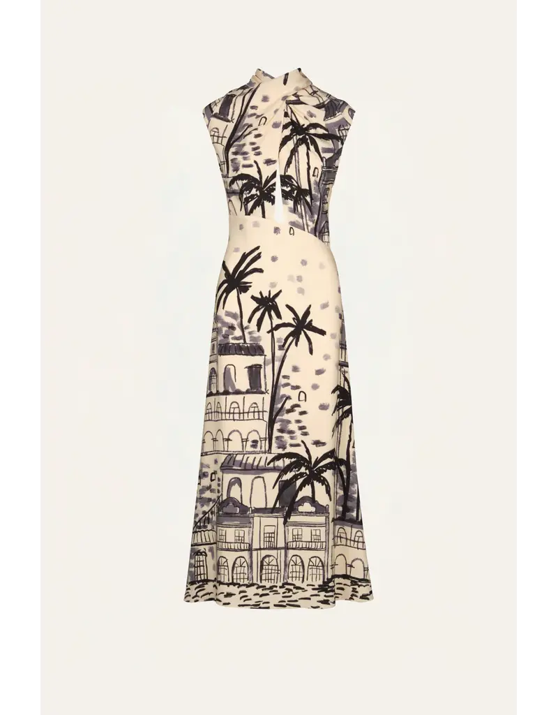 JOHANNA ORTIZ INTERDIMENSIONAL MIDI DRESS