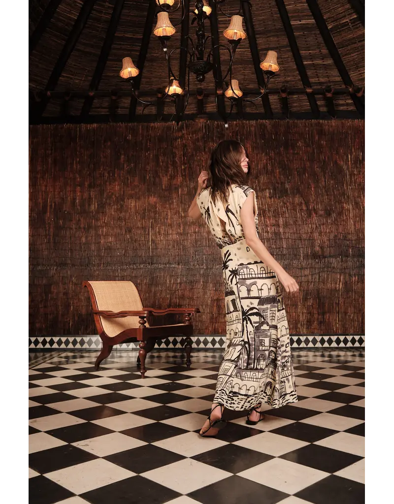 JOHANNA ORTIZ INTERDIMENSIONAL MIDI DRESS